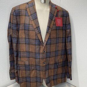 Patrick James Men’s Plaid Wool-Blend Sportcoat